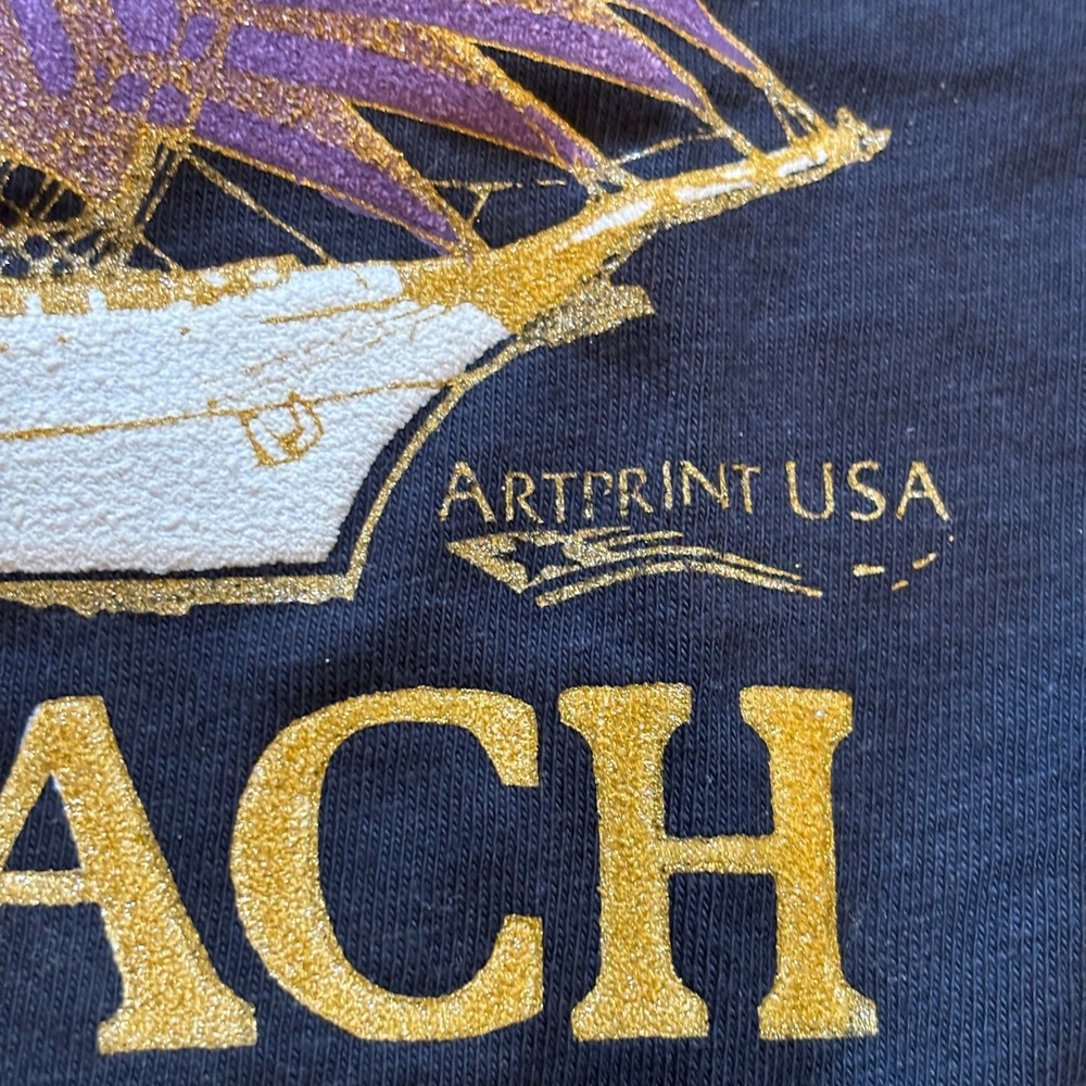 Body Hunter Myrtle Beach Vintage Single Stitch Ship Graphic T-Shirt XL - Picture 3 of 9
